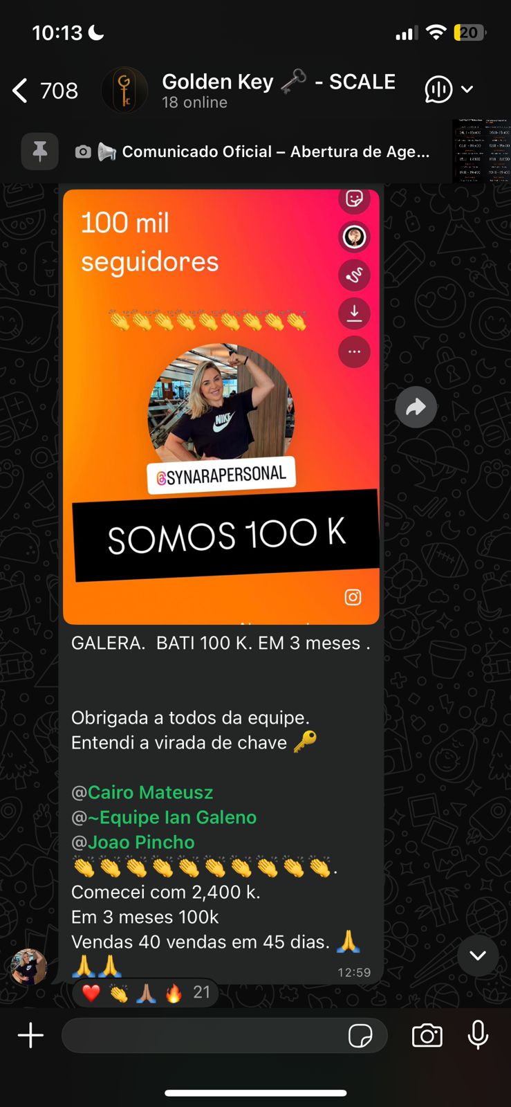 Depoimento Synara Personal